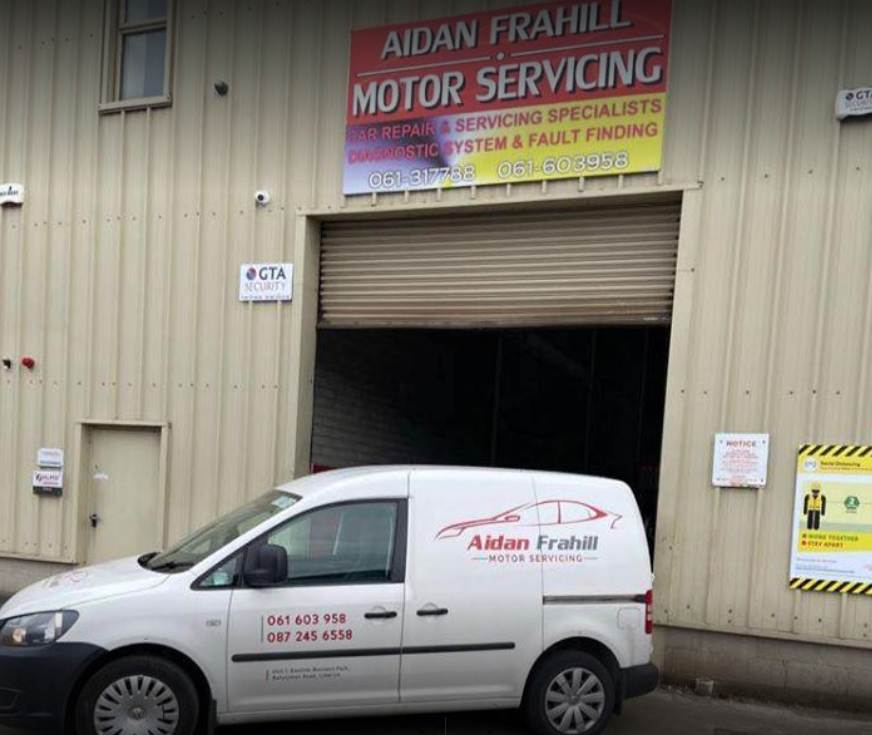 Aidan Frahill Motor Services Garages